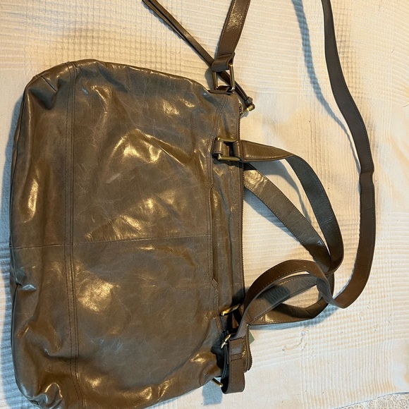 Hobo Women's Gray Leather Bag - Picture 4 of 5